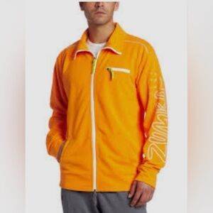 Vibrant Zumba Orange Zip-Up Jacket